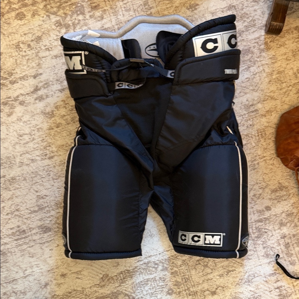 CCM Black and White Hockey Pants
